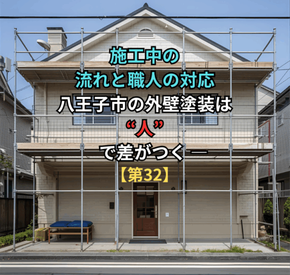 「施工中の流れと職人の対応」