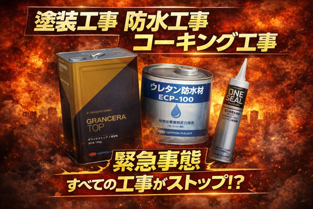【2026年最新】塗料が出荷停止になる可能性？外壁塗装は“今”検討すべき理由