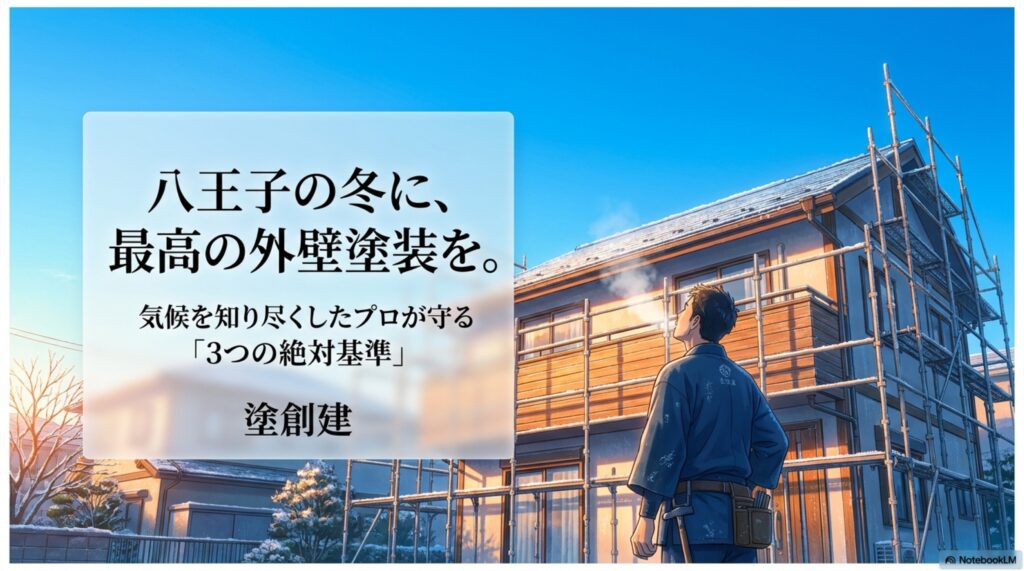 「八王子市で外壁塗装は何月がベスト？職人が本音で解説」