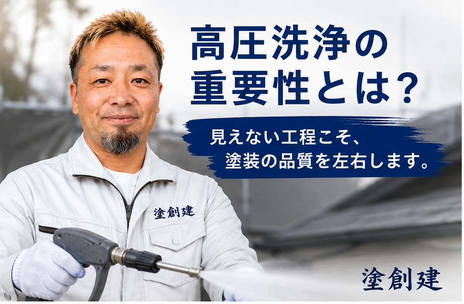 「見えない工程こそ、塗装工事で最も大切です。